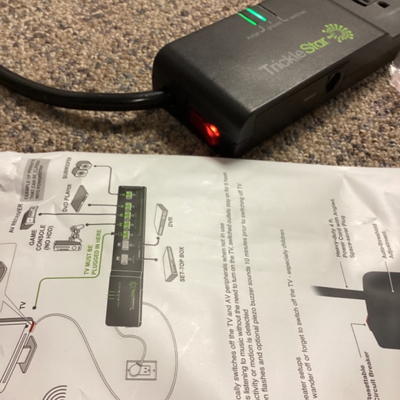 TrickleStar 7 Outlet Advanced PowerStrip+  NEW  * Surge Protector - Picture 5 of 9